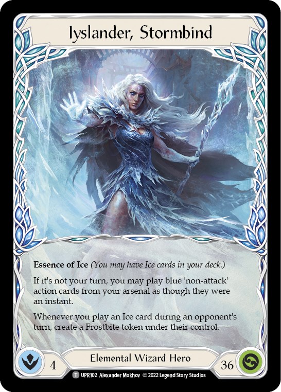 Iyslander, Stormbind // Iyslander - Uprising - Flesh and Blood TCG