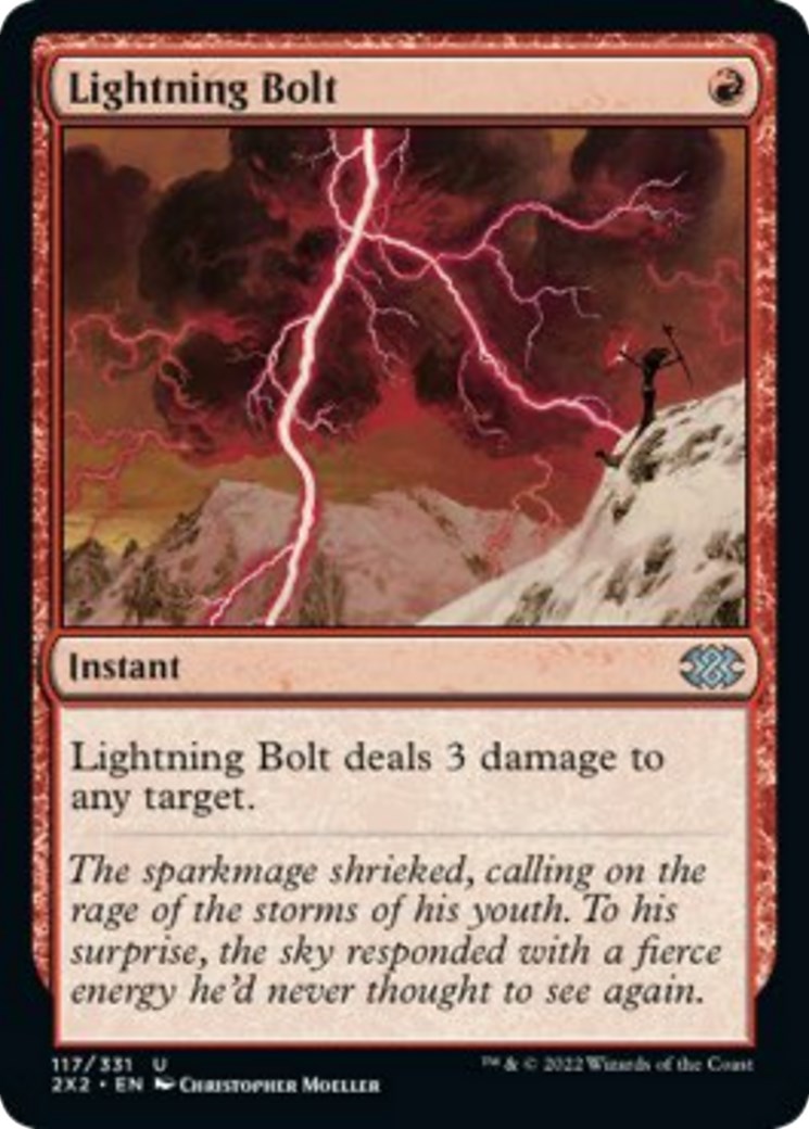 Lightning Bolt - Double Masters 2022 - Magic: The Gathering