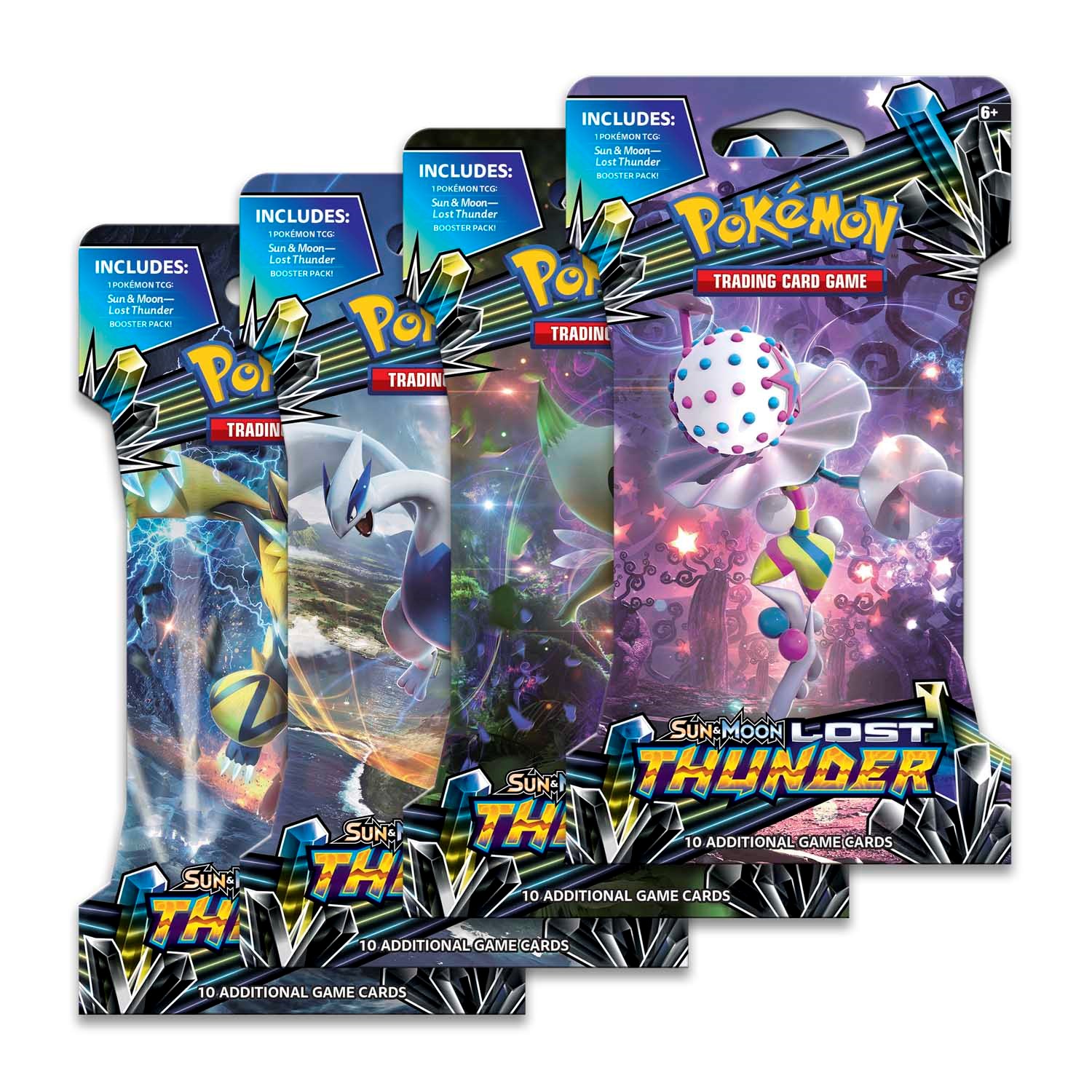 Lost Thunder Booster Pack Art Bundle [Set of 4] - SM - Lost