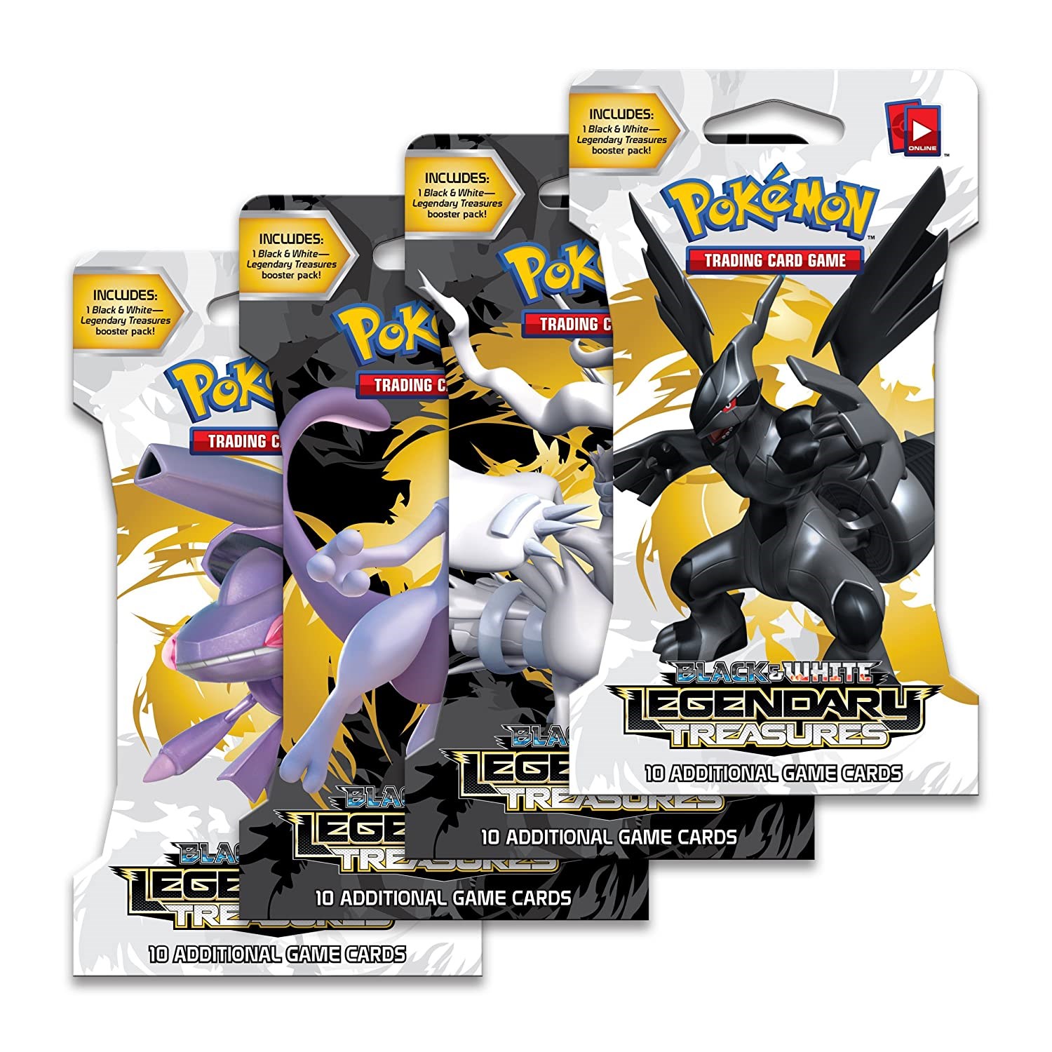 Legendary Treasures Sleeved Booster Pack Art Bundle [Set of 4] - Legendary  Treasures - Pokemon