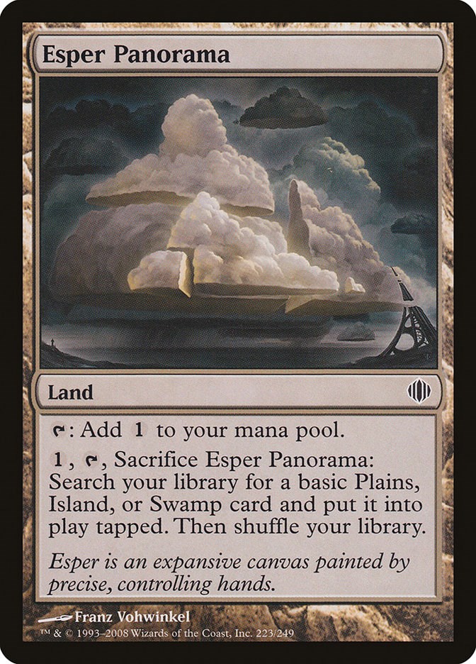 Esper Panorama Shards of Alara Magic The Gathering