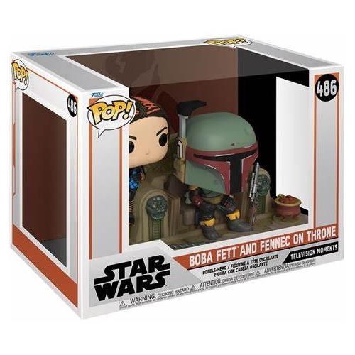 Star Wars: The Mandalorian: Boba Fett & Fennec Shand On Throne - Pop 