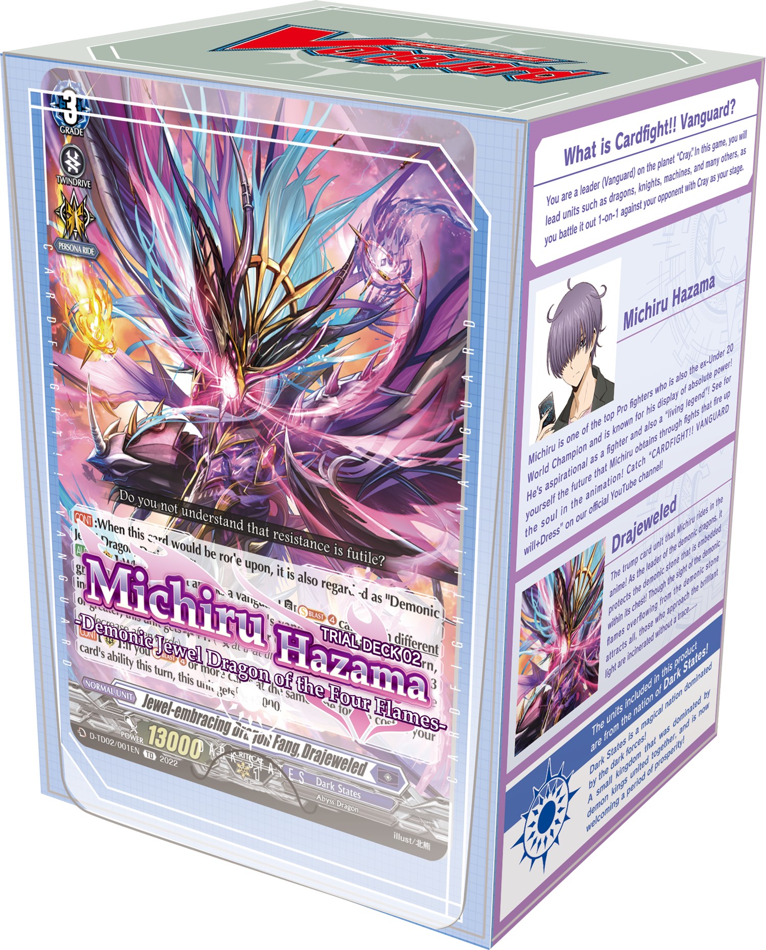 Michiru Hazama -Demonic Jewel Dragon of the Four Flames- Trial Deck -  D-TD02: Michiru Hazama -Demonic Jewel Dragon of the Four Flames- -  Cardfight Vanguard