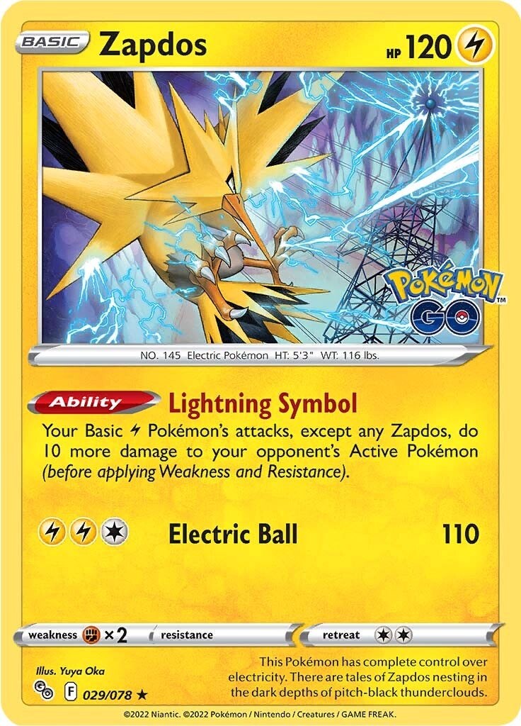 Zapdos card in 2023  Pokemon cards, Zapdos, Pokemon