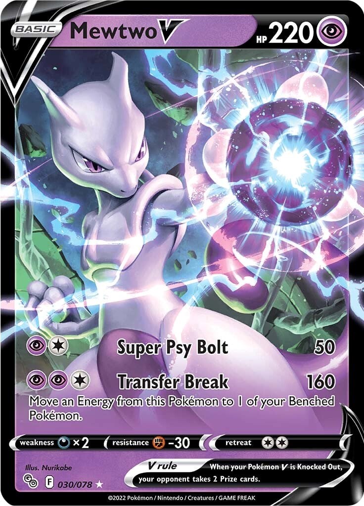 Mewtwo V Full Art Promo! Pokemon go!