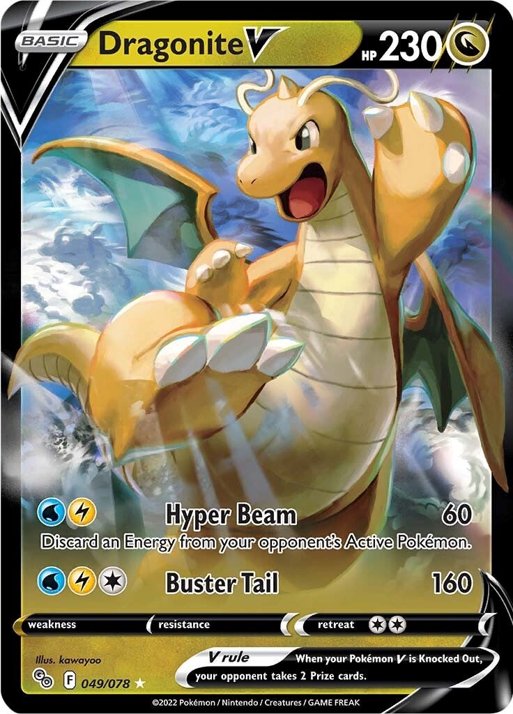 dragonite pokemon card dragon type