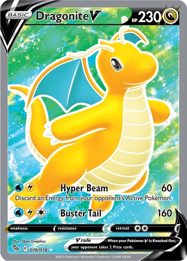 dragonite pokemon card dragon type