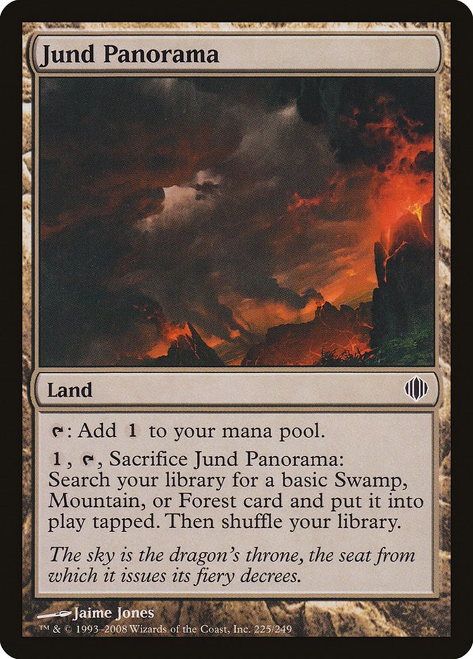 Jund Panorama Shards of Alara Magic The Gathering