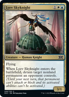 Lyev Skyknight - Double Masters 2022 - Magic: The Gathering