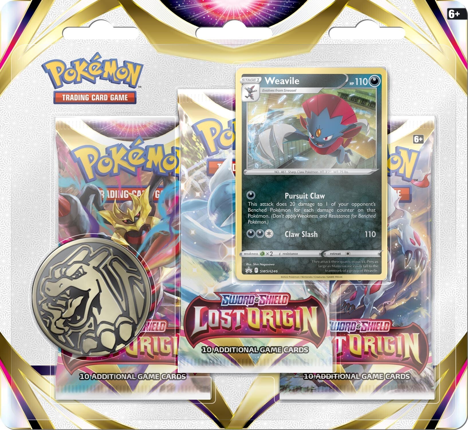 Kit 2 Pokémon Blister Quádruplo Ee11 Regigigas Weavile Copag