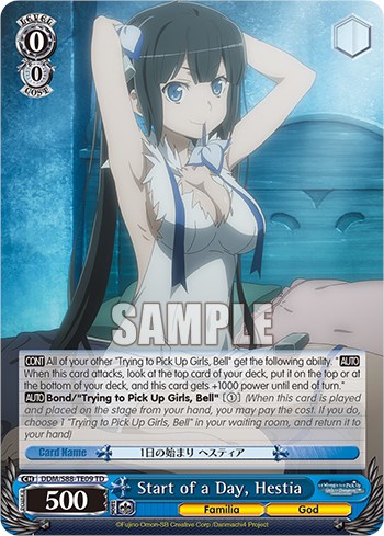 DanMachi Is It Wrong Dungeon Hestia Card Game Character Sleeve Collection Vol.27 