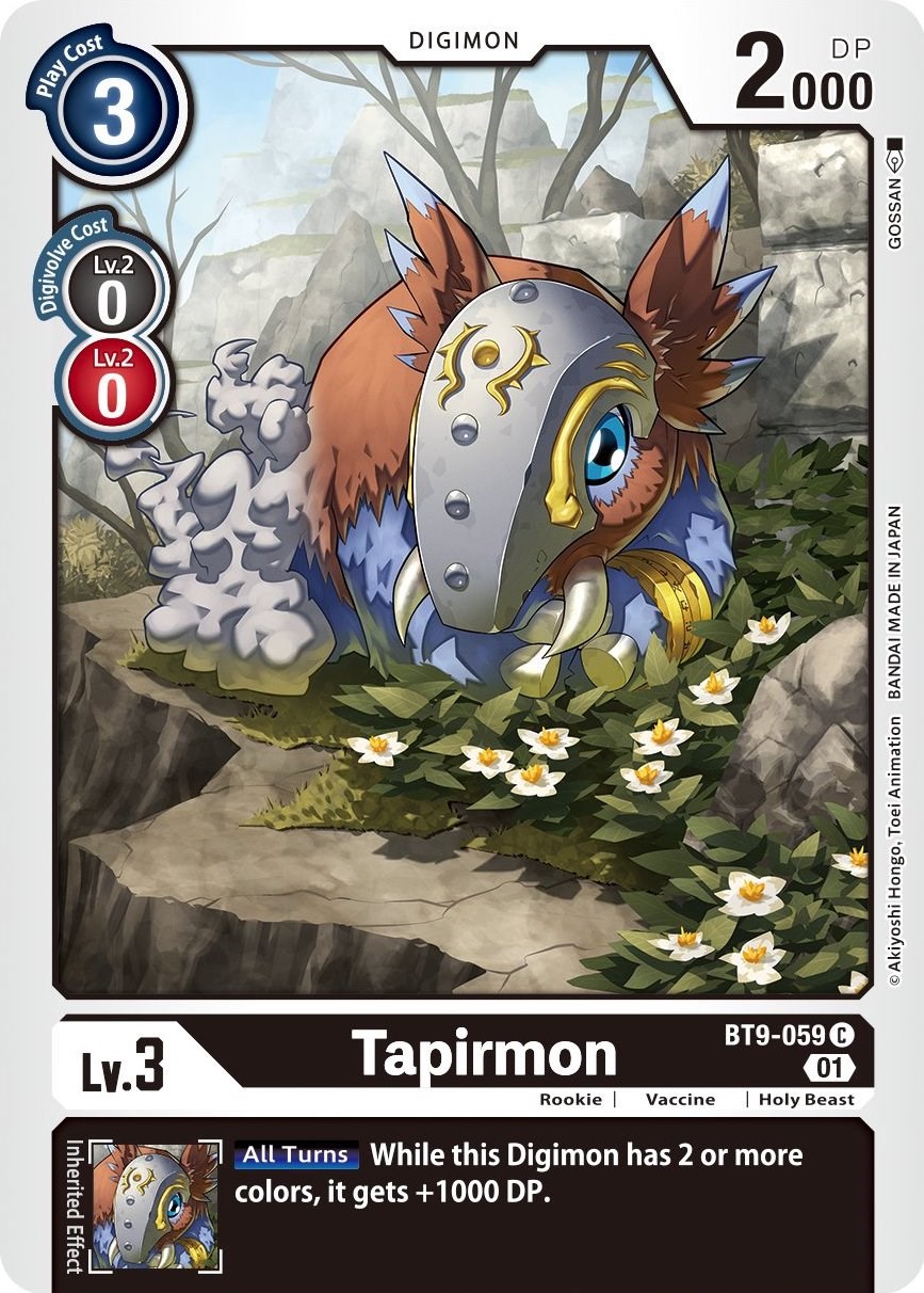 Tapirmon - X Record - Digimon Card Game