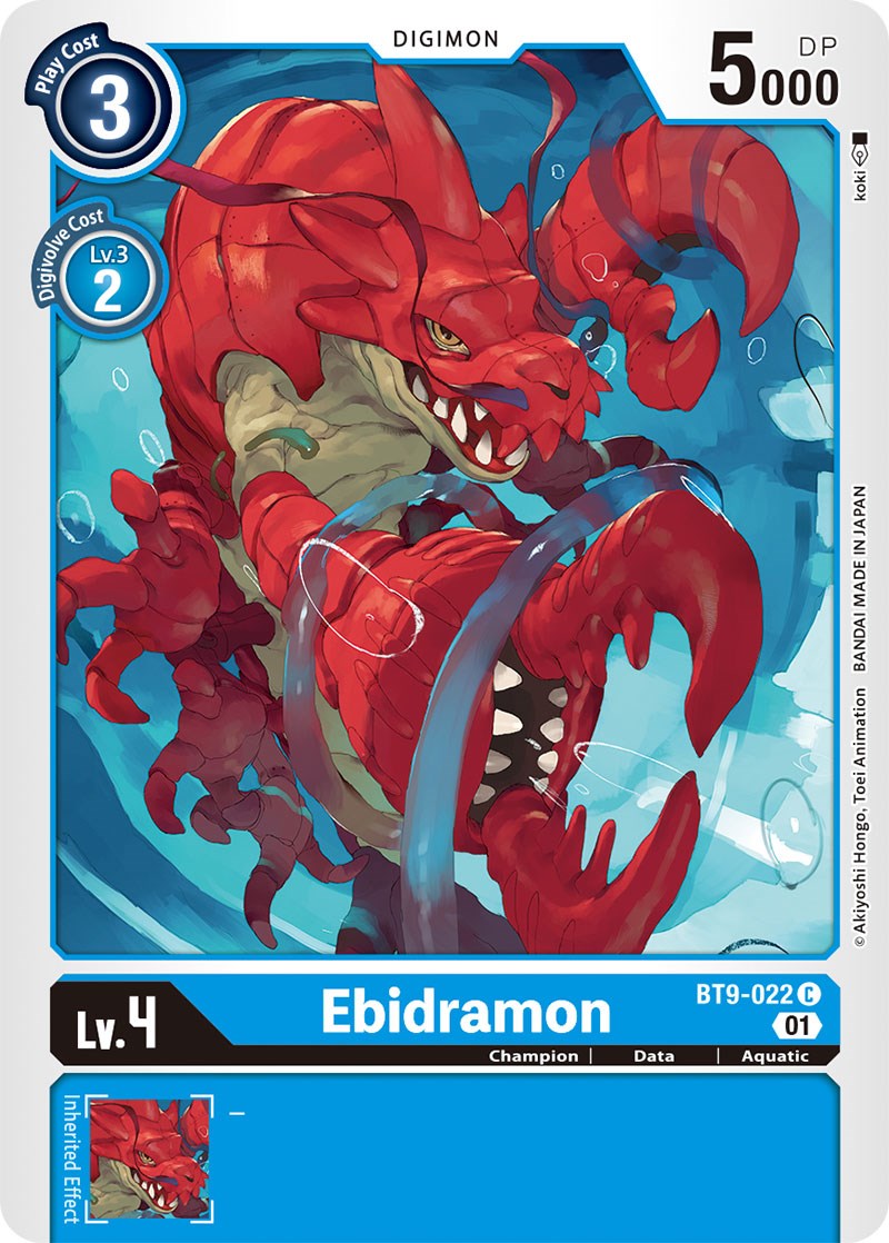 Ebidramon - X Record - Digimon Card Game