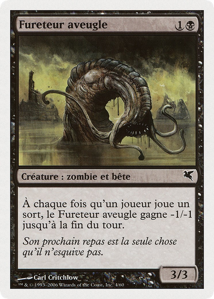 Blind Creeper (French) "Fureteur aveugle" Magic Encyclopedia 2005