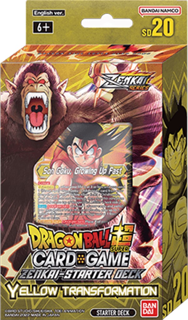 Four New Starter Decks Blast into the DRAGON BALL SUPER CARD GAME!!]