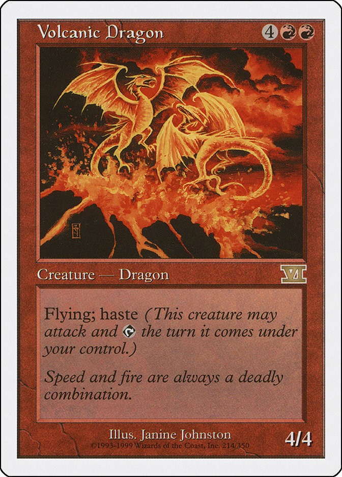 Steffen Künstler - Magic The Gathering Fan Pixel Art: Volcanic Dragon