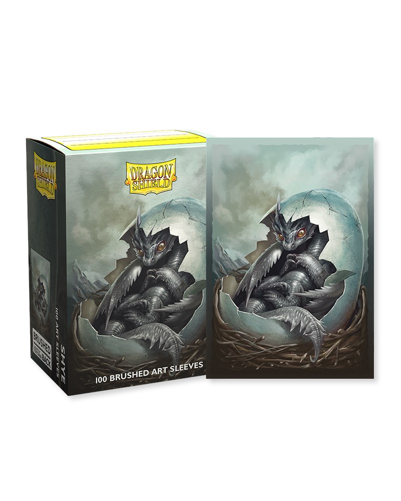 UNIT Dragon Shield The Cinderfin Brushed ART Sleeves - Standard Size (100)