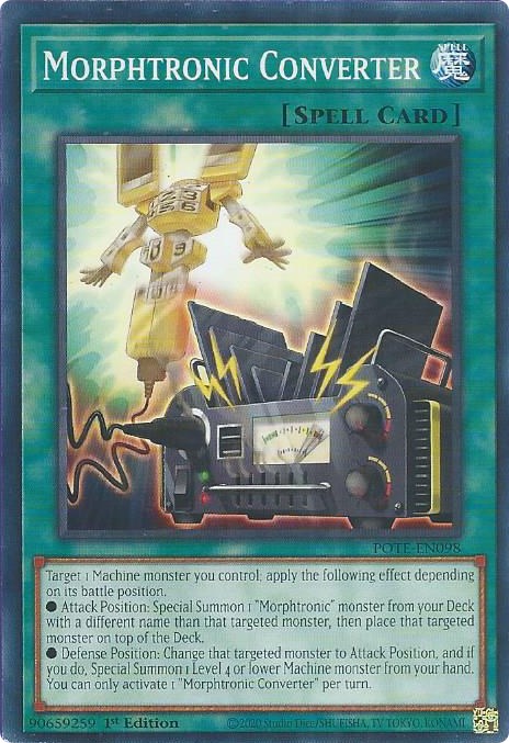 Morphtronic Scannen - POTE-EN095 - Common - 1st Edition - Yu-Gi-Oh