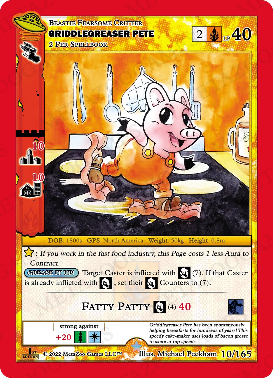 Griddlegreaser Pete UFO First Edition MetaZoo