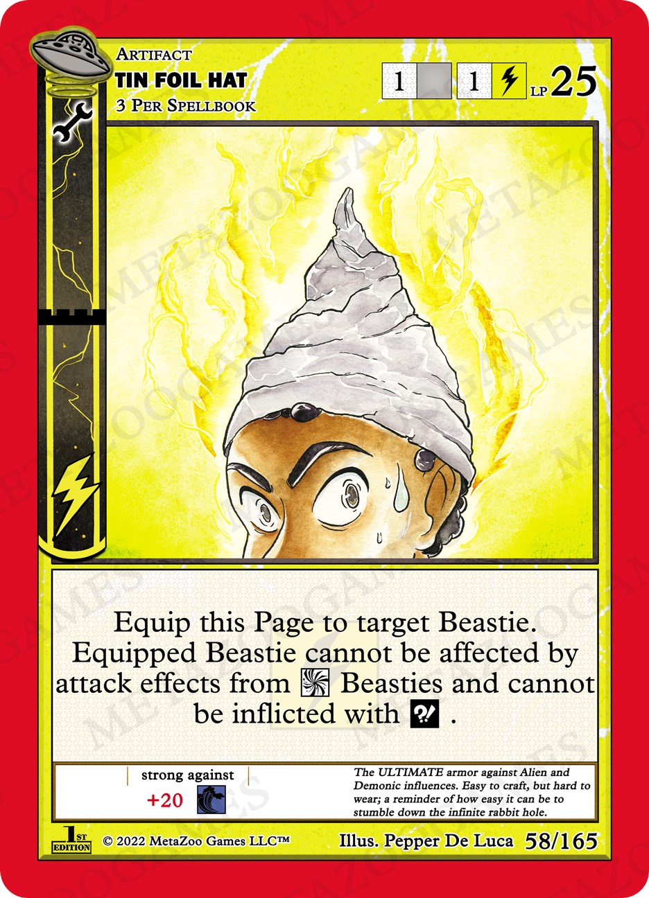 Tin Foil Hat UFO First Edition MetaZoo