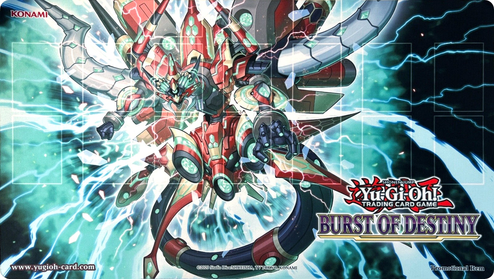 Yu-Gi-Oh! Burst of Destiny Sneak Peek Playmat - Konami Playmats - Playmats