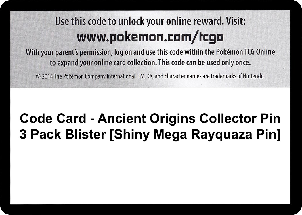 Pokemon: Official Pin - Mega Rayquaza (Shiny)