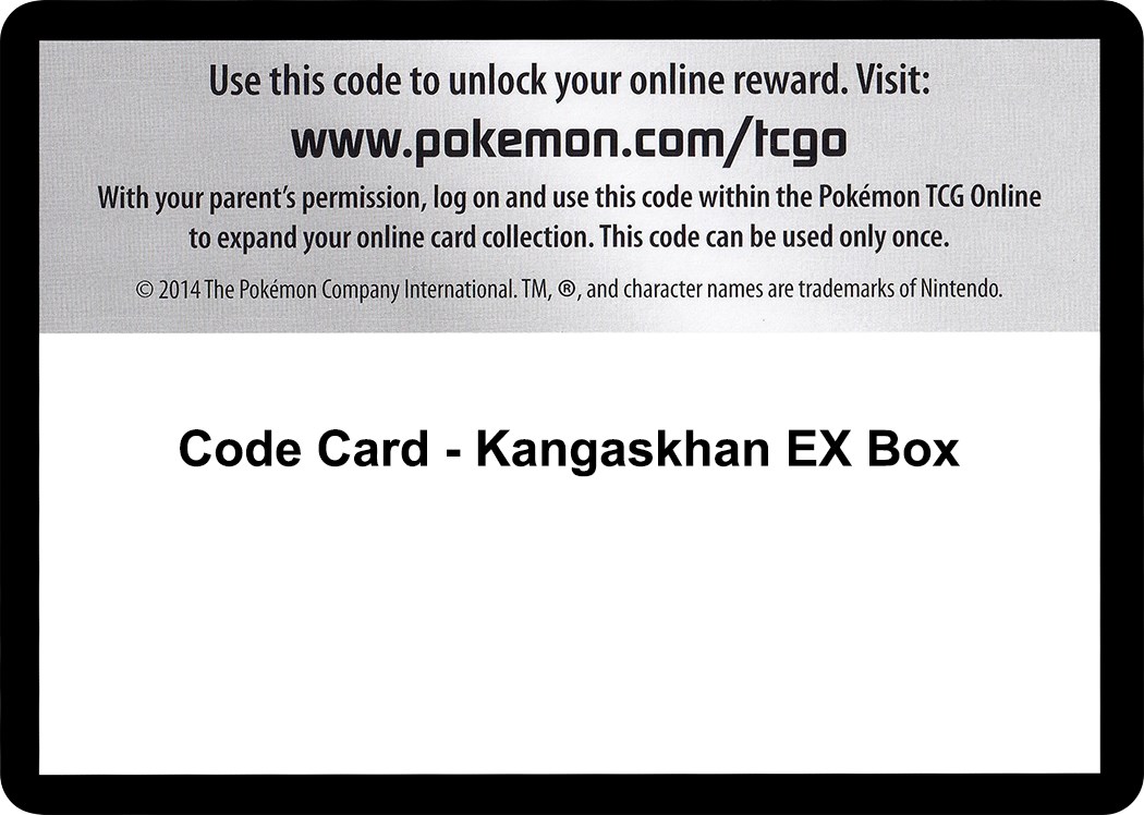 Pokemon Kangaskhan EX Box