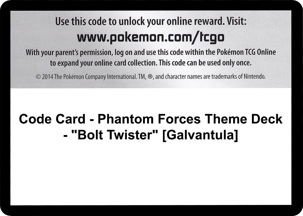 Phantom Forces - Pokemon TCG Codes
