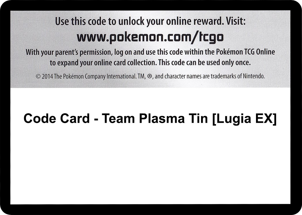 Black & White: Plasma Blast - Team Plasma Tin (Lugia EX)