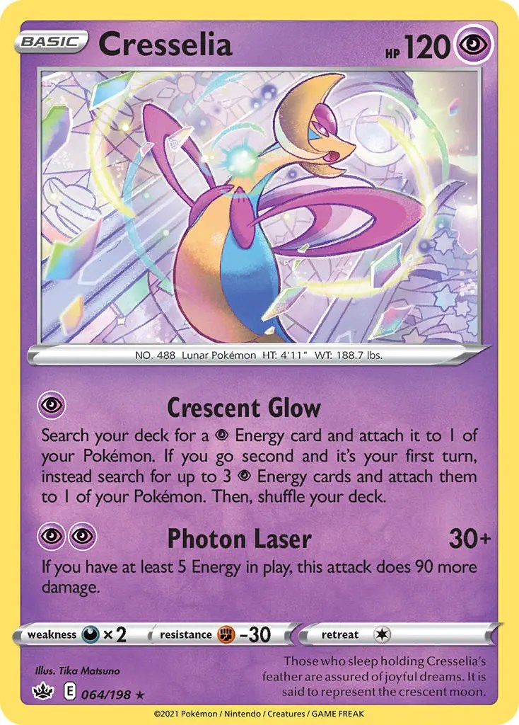 Cresselia card artwork