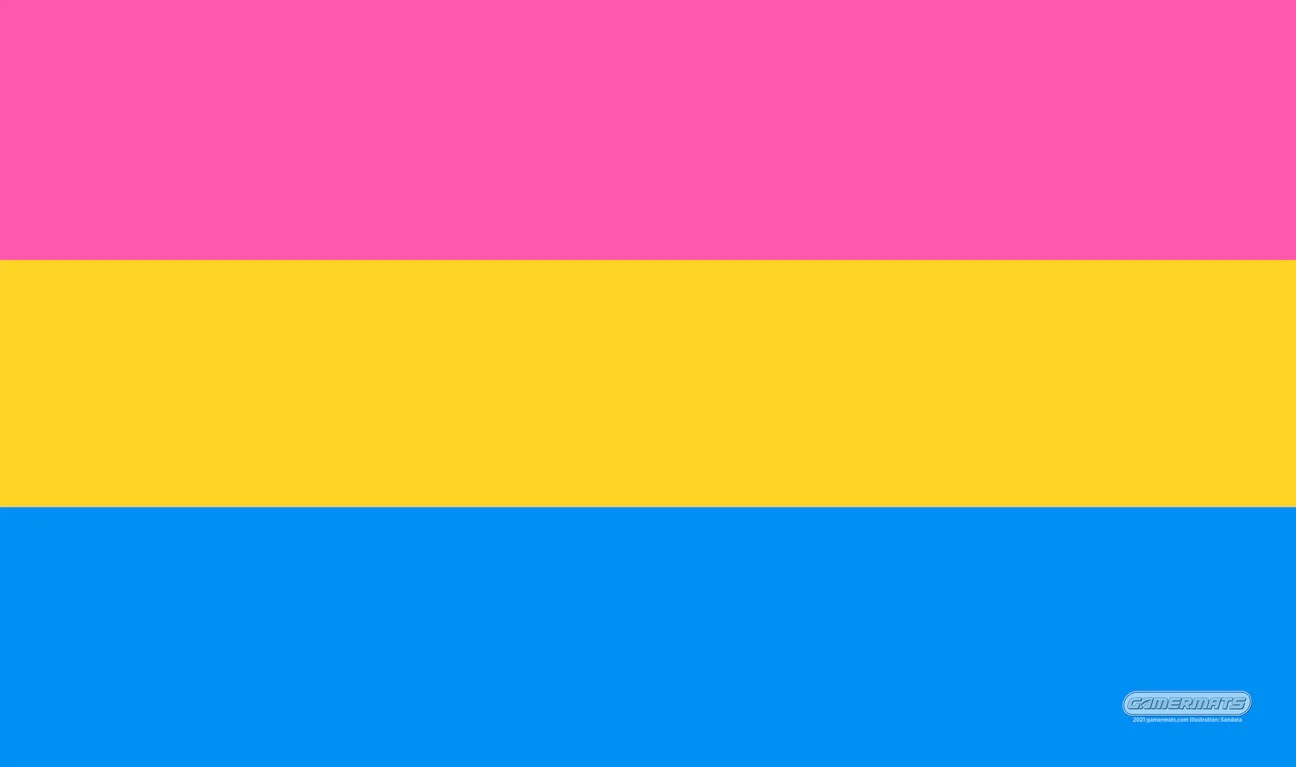 GamerMats Playmat Pansexual Pride Flag GamerMats Playmats Playmats