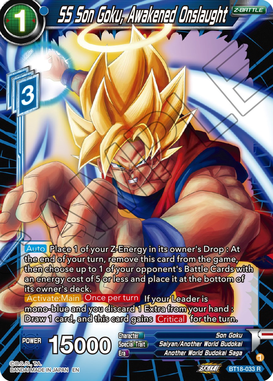 SS Son Goku, Awakened Onslaught - Dawn of the Z-Legends - Dragon