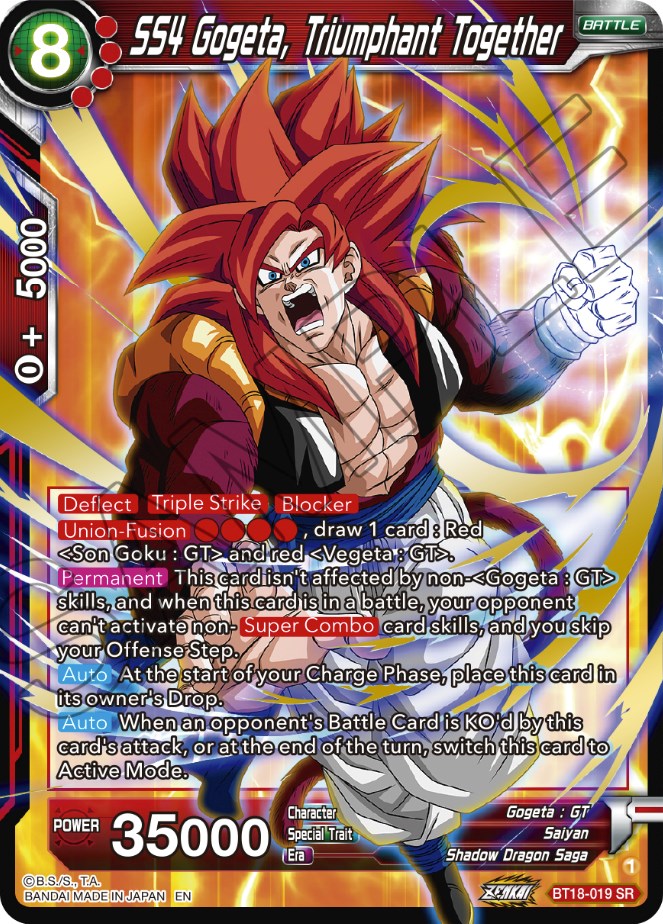 Super Saiyan 4 Gogeta from Dragon Ball GT - Shadow Dragon Saga