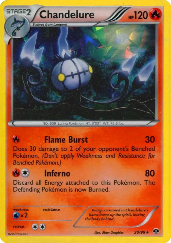 Chandelure card artwork