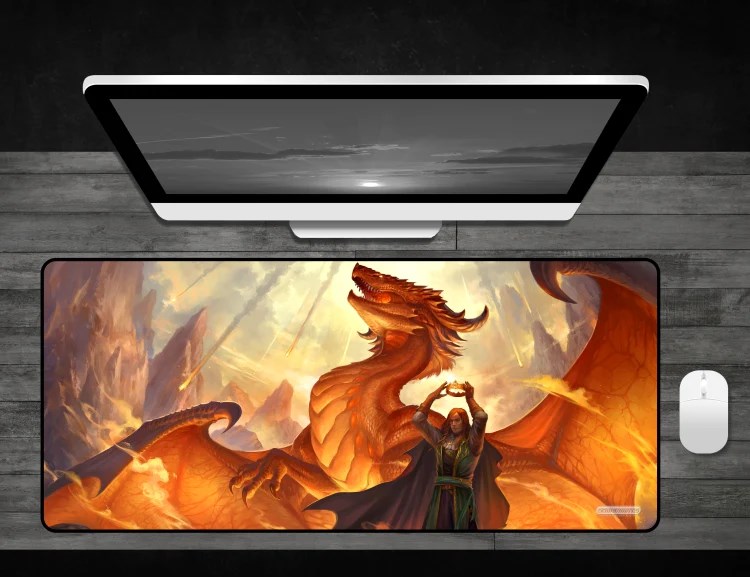 Fire and Glory - Deskmat - GamerMats Playmats - Playmats