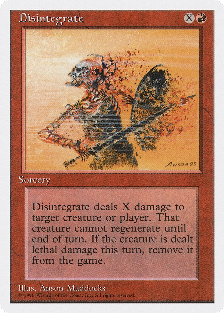 Disintegrate - Introductory Two-Player Set - Magic: The Gathering