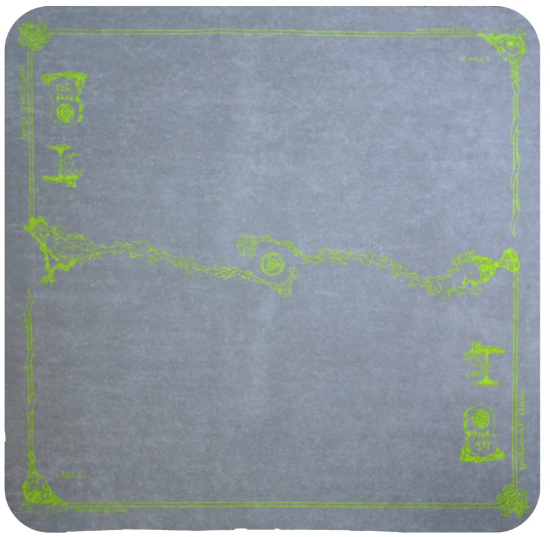 SpellGround Playmat Limited Edition Steel with Green SpellGround