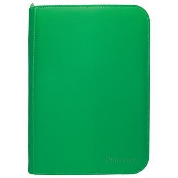 Vivid 4-Pocket Zippered PRO-Binder - Green - Ultra Pro Storage Albums ...