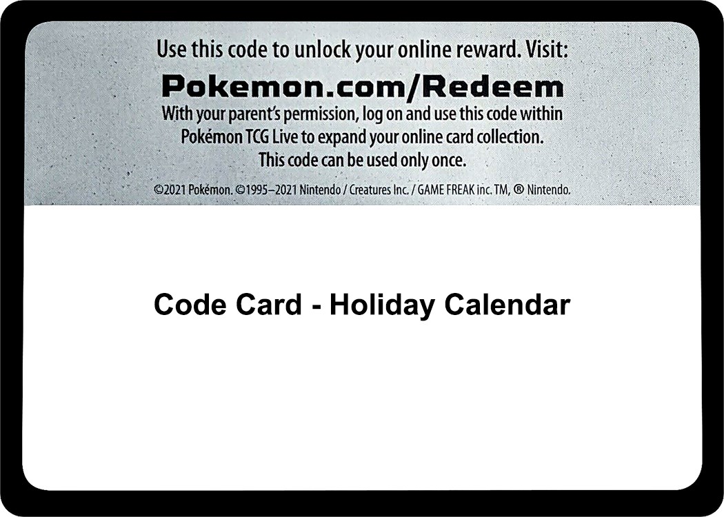 Buy Pokémon Holiday Calendar - Pokémon TCG