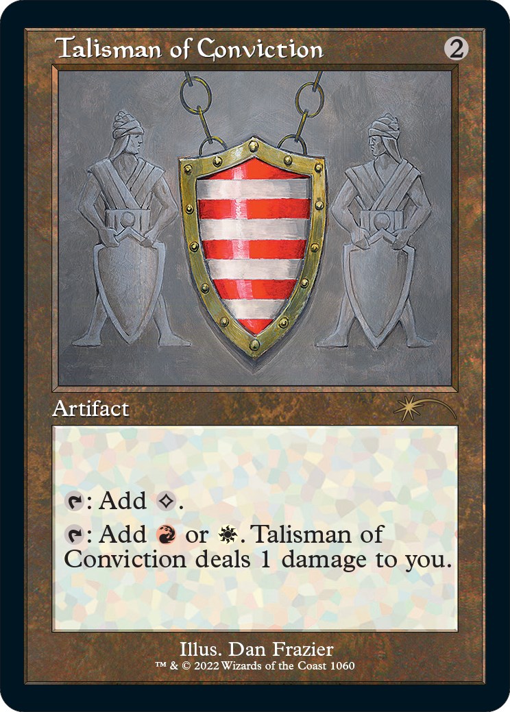 Magic System Conviction Talisman of Conviction (Retro Frame) - Secret Lair Drop Series - Magic ...