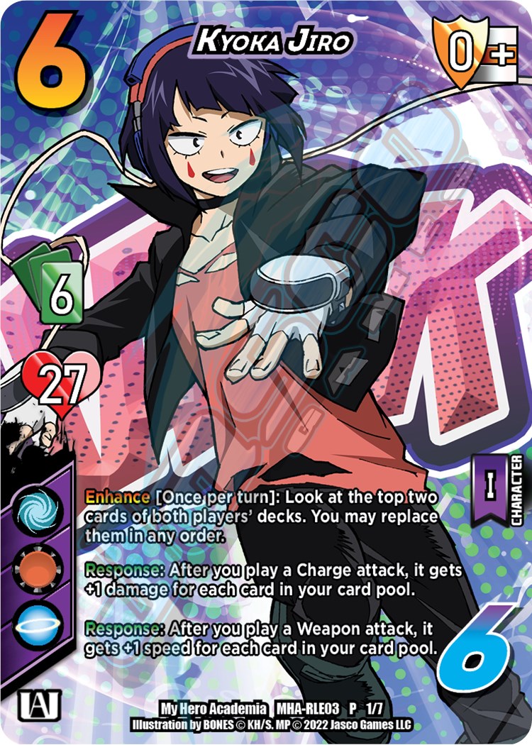 Kyoka Jiro (Regional License Exam 2022) - UniVersus: My Hero Academia Promo  Cards - UniVersus