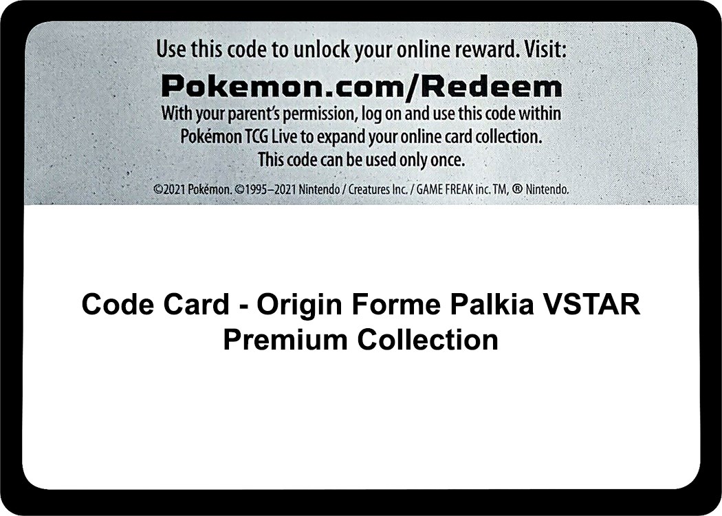 Palkia VSTAR - Pokemon TCG Code