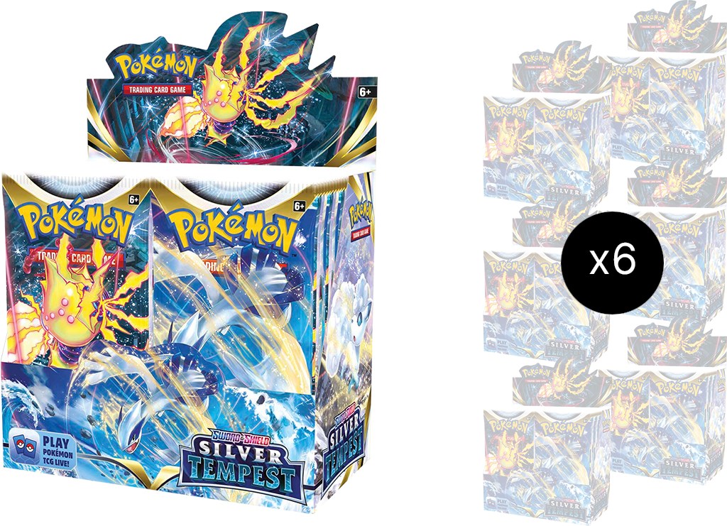 Silver Tempest Booster Box Case