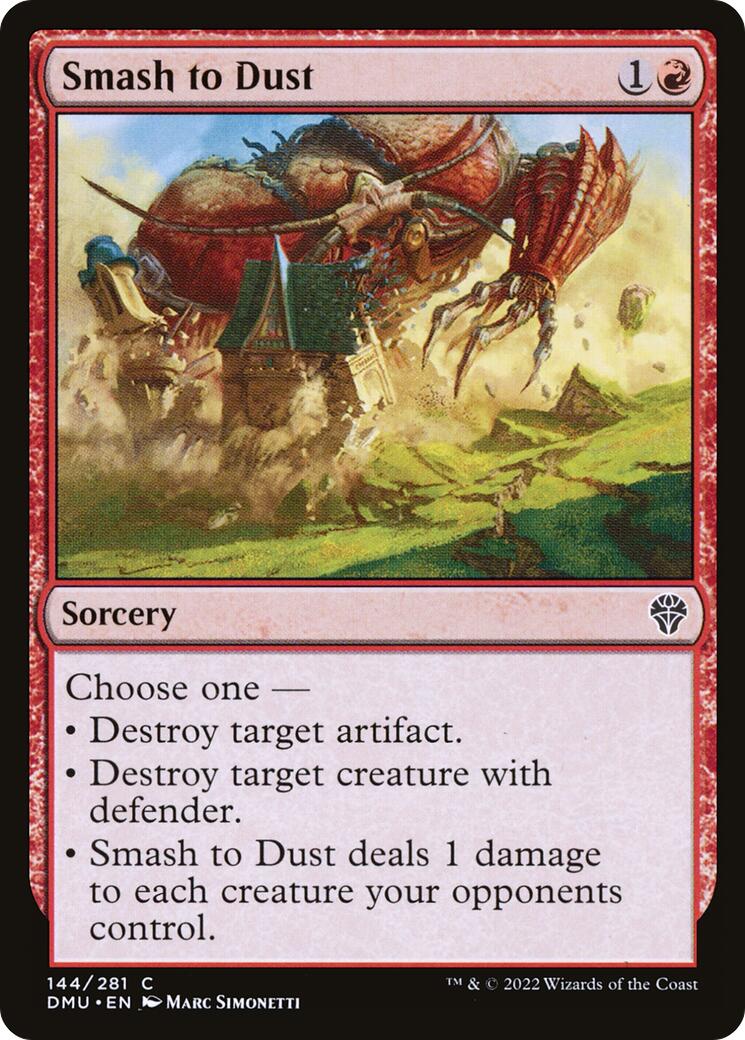 Smash to Dust Dominaria United Magic The Gathering