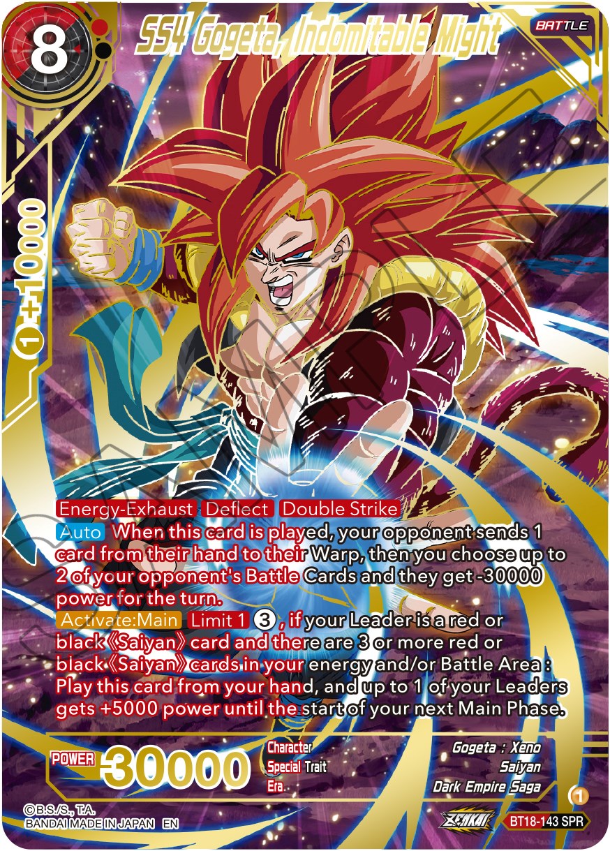 DBR Scholar Edition: SSJ4 Gogeta Facts