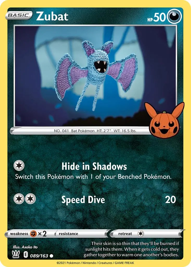 Zubat card artwork