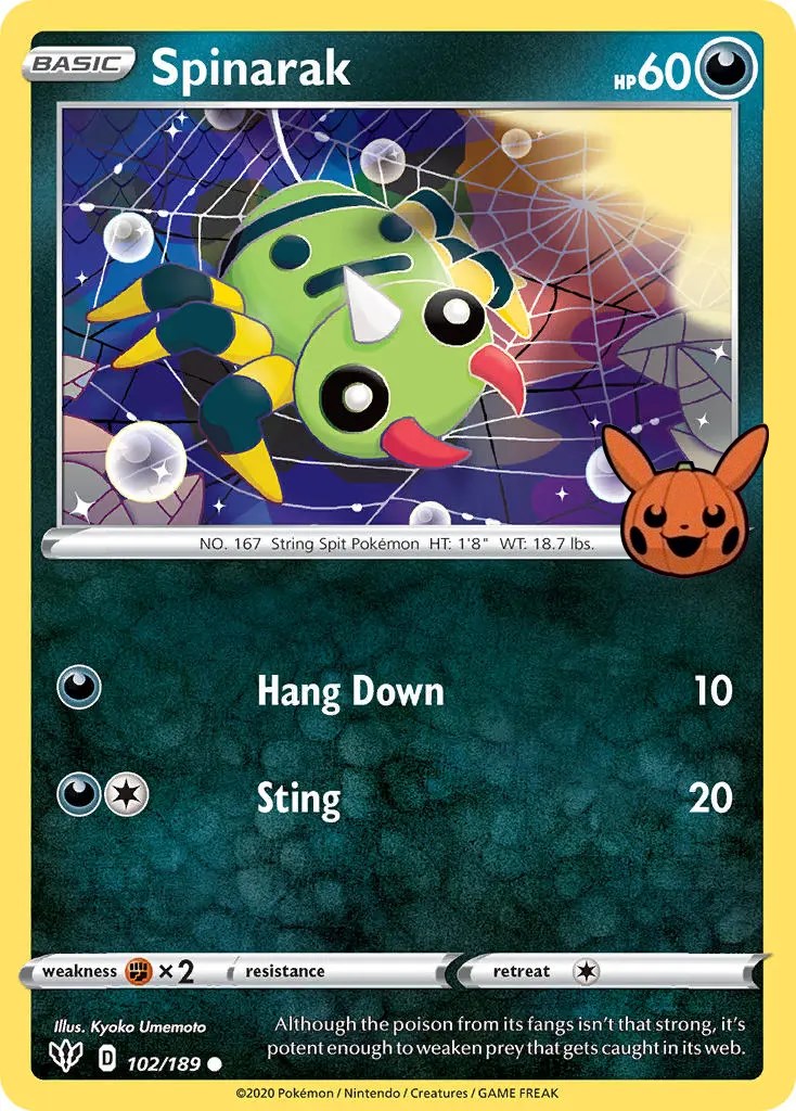 Spinarak card artwork