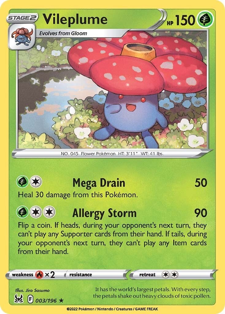 Vileplume card artwork