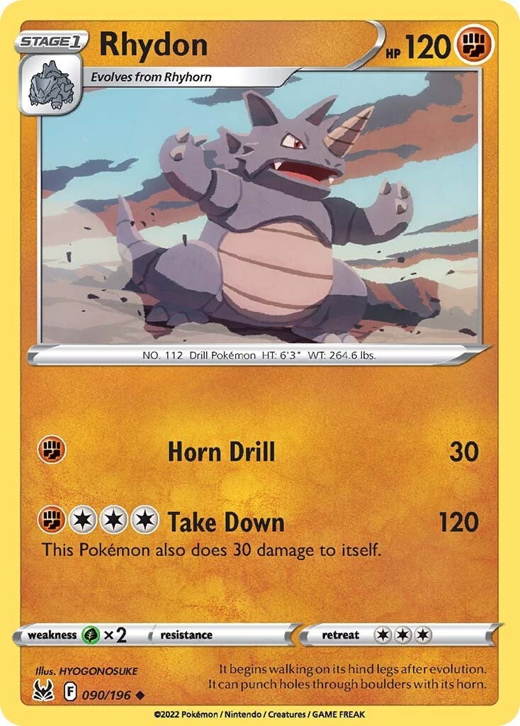 Rhydon card artwork