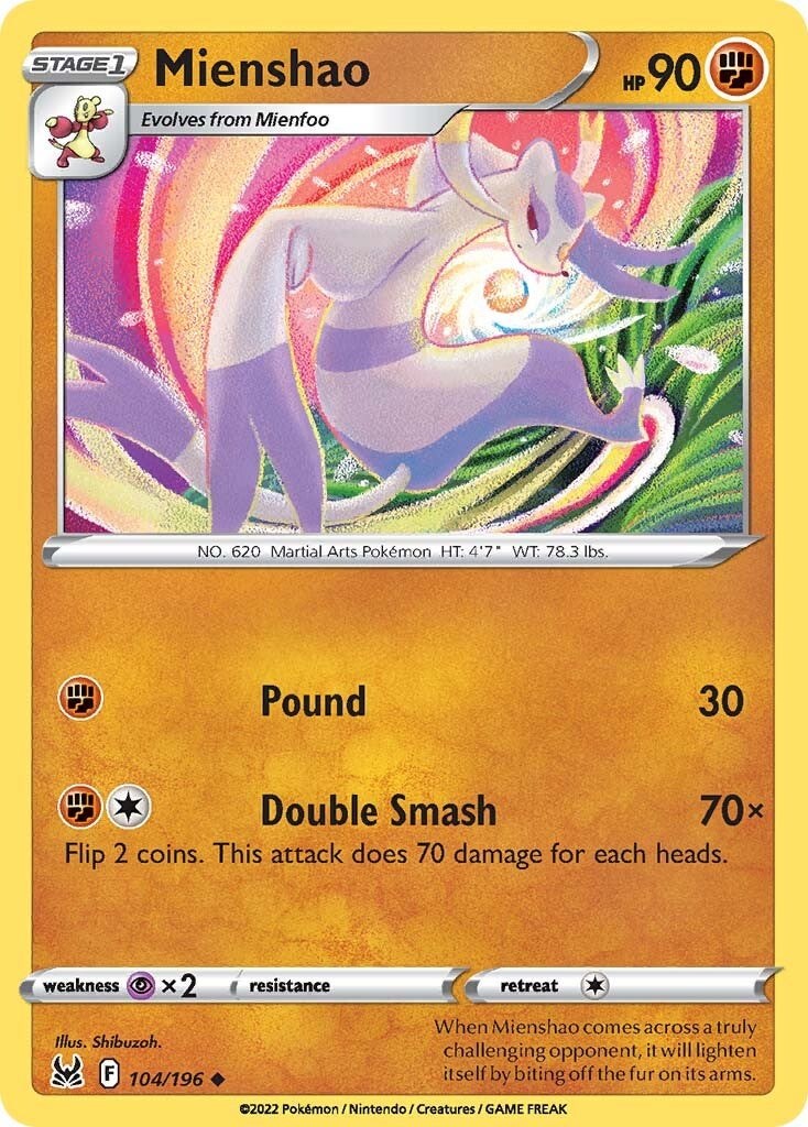 Mienshao card artwork